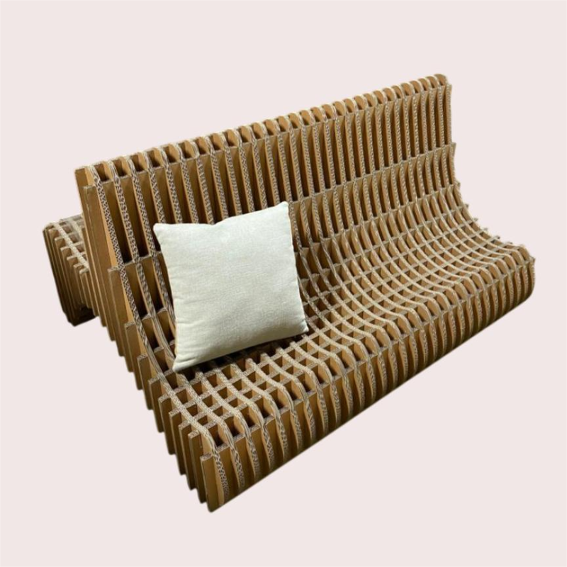 Cardboard furniture Cardboard sofa Eco-friendly sofa Eco-friendly furniture Recyclable furniture Eco-friendly Recyclable